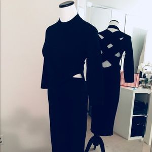 Rachael Roy Criss Cross Sweater Dress